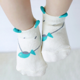 可爱的男女宝宝袜，风靡韩国0-3岁卡通婴婴儿纯棉袜子防滑船袜子