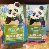 韩国正品代购 自然晨露熊猫动物面膜 补水保湿美白滋润 单片