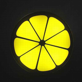 柠檬橙黄色节能创意小夜灯led光控插电卧室床头灯婴儿喂奶买2送1