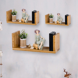 橡木实木CD架壁挂隔板置物架简易欧式环保支持定制尺寸正品