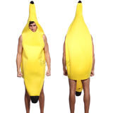 万圣节恶搞香蕉水果服成人狂欢派对cosplay化妆舞会装扮衣服男女