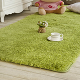 RD家居地毯 卧室客厅地毯脚垫门垫4.5cm丝绒长毛地毯 可定做
