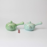 青瓷故事龙泉青瓷高端茶壶创意精品陶瓷侧把壶长把壶功夫茶壶用品