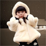 包邮2015新款韩版女童皮草棉衣冬季公主外套儿童加棉保暖毛绒上衣
