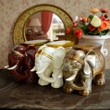 包邮 欧式树脂大象换鞋凳子 招财吉祥镇宅大象摆件客厅饰品摆设