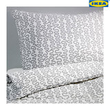 IKEA北京宜家代购克拉克里被套和枕套 单双人宿舍纯棉被枕罩床品