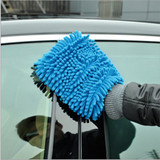 佳佳 擦车手套 洗车手套 双面雪尼儿珊瑚虫毛绒手套 汽车清洁用品