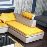 夏季麻将沙发垫特价定做高档欧式红木布艺防滑坐垫凉席皮沙发竹垫