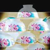 景德镇陶瓷器餐具DIY自由搭配单件碗盘碟子勺面汤碗中式批发定制