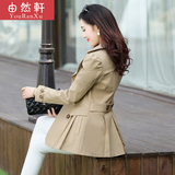 女式风衣2016春秋新款女装韩版修身显瘦休闲大码长袖时尚短款外套