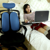 笔记本电脑支架键盘鼠标托架颈椎万向升降转椅电脑椅用懒人多功能