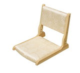和室榻榻米折叠椅实木折叠椅日式家具无腿椅折叠地板椅懒人沙发
