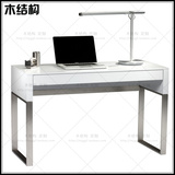 木结构创意时尚写字台办公桌个性艺术烤漆书桌电脑桌特价促销M616