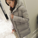 2015冬季新款面包服女棉服韩国范学院风保暖中长款加厚棉衣外套潮