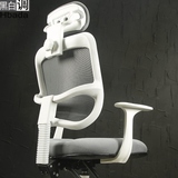 电脑椅子 升降椅家用靠椅座椅 办公椅转椅 人体工学椅【黑白调】