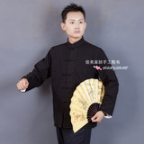 中式中国风老粗布纯棉民族服饰男士唐装男长袖春夏秋长衫立领上衣