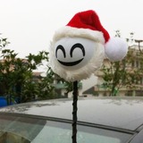 韩国原单 质量超好 汽车天线球 天线装饰 所有车子通用 圣诞老人