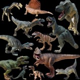 出口！外贸精品侏罗纪公园实心恐龙模型霸王龙 翼龙 暴龙套装玩具