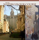高清水彩视频教程 水彩画街景风景示范欧洲建筑风情表现之特色