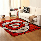 特价韩国丝玫瑰花3d图案地毯客厅卧室茶几阳台床边满铺