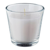 IKEA 宜家代购 昂托拉 香味烛和玻璃蜡烛杯 香薰蜡烛杯 7厘米