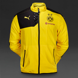 【官方正品】正版彪马BVB多特蒙德新款黄色男士运动训练休闲外套