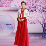 韩国长今古装传统女装韩服朝鲜族少数民族服装舞蹈演出服大长裙摆