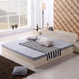 现代简约板式床1.2米1.5米1.8米双人床榻榻米高箱储物床木质拼接