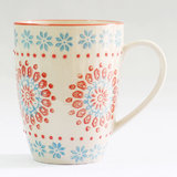 出口美国美式乡村纯手绘釉下彩创意陶瓷杯咖啡杯子马克杯水杯太阳