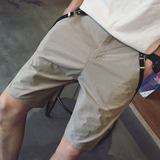 背带裤夏季短裤男青年5分裤加大码速干沙滩短裤男短裤五分裤青年
