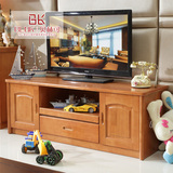创意现代客厅高端可伸缩实木电视柜简约家具电视机柜书柜茶几组合