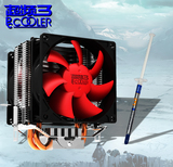 超频三红海mini CPU散热器静音CPU风扇AMD 775 1155 1150纯铜热管