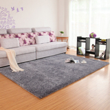 地毯客厅茶几欧式简约高档地毯卧室床边满铺韩国进口丝纯色加密