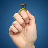 指环式 割绳刀 求生装备 起子 不锈钢材质 钥匙圈挂件EDC工具