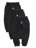香港NEXT代购冬季 童装男童婴儿黑色纯色百搭运动裤长裤3条装