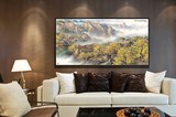田园风光自然风景竹山植物中式客厅装饰画卧室挂画沙发背景墙国画