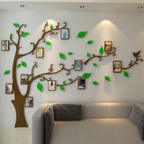 卧室客厅儿童房照片树墙贴亚克力3d立体创意照片墙贴纸可移除自粘