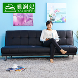 雅澜妃多功能可折叠皮艺沙发床小户型客厅日式简约沙发1.8米包邮