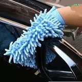 汽车清洗双面手套 双面高密度雪尼尔纤维珊瑚虫式洗车手套 海绵