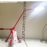 宜家专业代购正品◆IKEA 琪拉 LED创意工作台灯阅读台灯红色