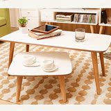 日式简约长方形客厅茶几木质小户型白色茶几创意现代桌子烤漆个性