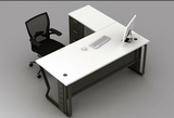 长新办公家具经理大班台简约现代老板桌时尚办公桌钢架主管电脑桌