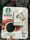 加拿大代购 Starbucks星巴克VIA哥伦比亚速溶黑咖啡 26支*3.3g