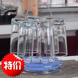 厨房杯架倒挂玻璃杯架沥水杯子架收纳架晾放茶杯架创意厨房置物架