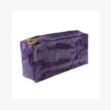 特价 雅诗兰黛最新款紫色蛇纹防水PVC化妆包  笔袋  化妆品收纳袋