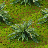 仿真植毛草坪地毯仿真植物墙背景墙绿植形象墙创意假苔藓绿色装饰
