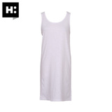 H:CONNECT韩版女式中长款纯色工字背心百搭无袖T恤衫2016夏季新款