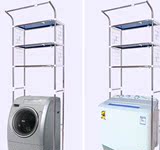 dy马桶上面的置物架 洗衣机架置物架不锈钢可伸缩多功能卫生间