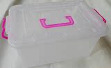生料带收纳箱/有盖收纳盒 塑料手提整理箱 长方形密封盒子 包邮