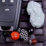 汽车钥匙扣貔貅玉石挂件男女适用于宝马奔驰大众奥迪本田丰田福特